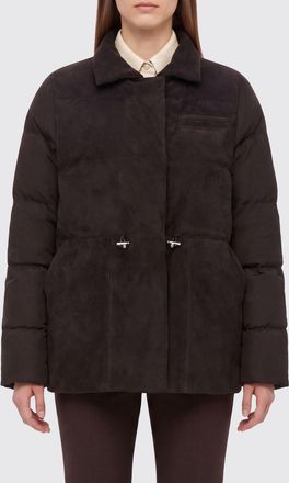 Kiton Piumino corto trapuntato in tessuto tecnico con coulisse in vita