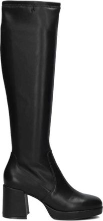 Mexx Zwarte enkellaarzen voor dames - Dames - Hoge Laarzen - Zwart - 39 EU - Schoenen