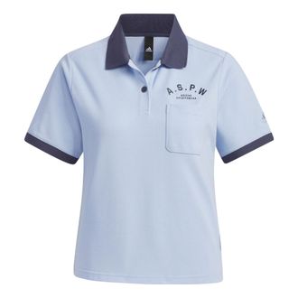 adidas (WMNS) adidas Verbiage Polo Shirt Polo Blue IP3942
