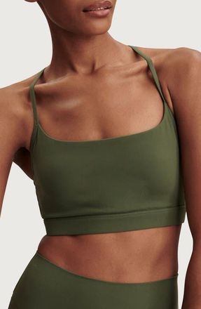 Varley Always Cerys Racerback Sports Bra in Thyme at Nordstrom, Size X-Large