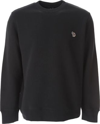 Paul Smith Zebra Logo Sweatshirt - Heren - Sweatshirts - Zwart - 2XL - Katoen - Hoodies & sweatvesten