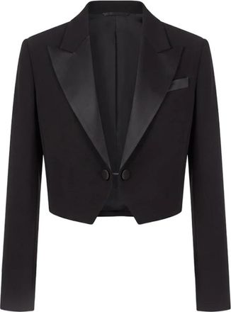Max Mara Blazer Cestino - Dames - Blazers - Zwart - S - Jassen