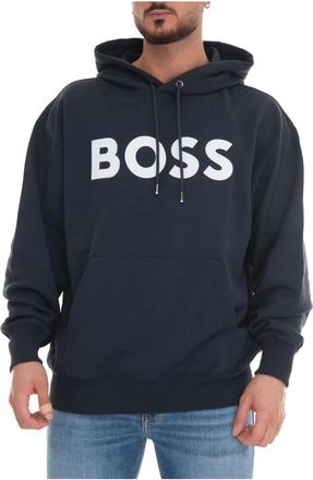 HUGO BOSS Uomo, Felpe, Blu, XL, new