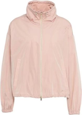 Herno Jassen, Dames, Roze, S, Roze Bomberjack met Logodetails