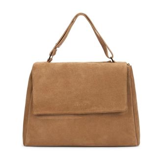 Orciani Dames, Tassen, Beige, Maat: ONE Size Su&egrave;de