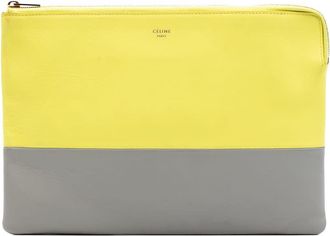 Celine Pre-owned Celine Bicolor Leather Solo Clutch Ladies I7FWIIZJZCT5C0YX