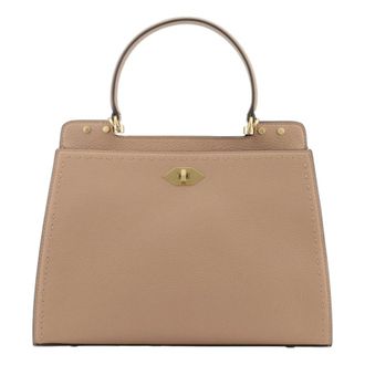 Pourchet Dames, Tassen, Beige, Maat: ONE Size Leer