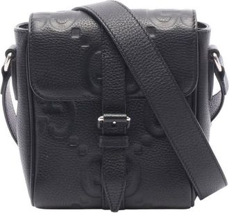 Gucci Pre-owned Gucci Small Jumbo GG Calfskin Messenger Bag Ladies IVU7ZL9M2055C839