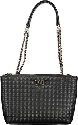 Guess Nadira Status Tote - Dames - Schoudertassen - Zwart - ONE Size - Tassen
