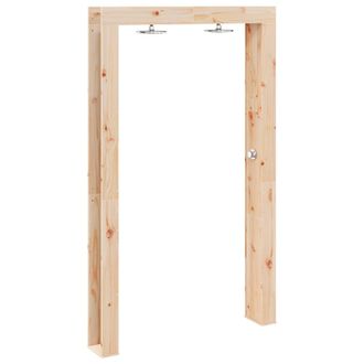 vidaXL Ducha Exterior 226 Cm Madera Maciza De Pino Y Acero Inoxidable Vidaxl