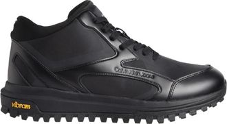 Calvin Klein Jeans Zwarte Multilay Enkellaarsjes - Heren - Sneakers - Zwart - 44 EU - Nylon - Schoenen