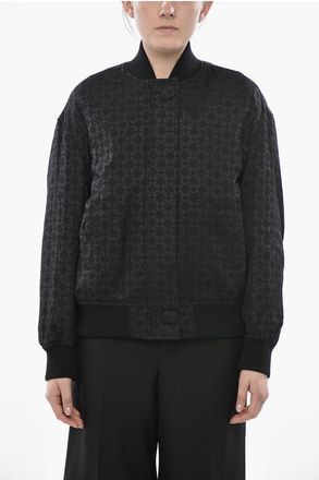 Givenchy Monogram Wool-Blend Quilted Bomber size 38