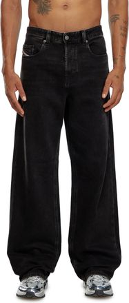 Diesel Relaxed Jeans - 2001 D-Macro - Jeans - Man - Black