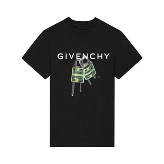 Givenchy Heren, Tops, Zwart, Maat: L Katoen