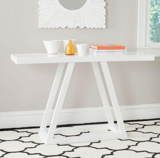 Safavieh Sutton Modern Scandinavian A - Line Lacquer Console
