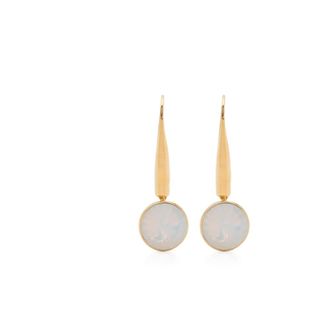 Forte_Forte F46A.0019 Strass Oorbellen - Dames - Oorbellen - Beige - ONE Size - Accessoires