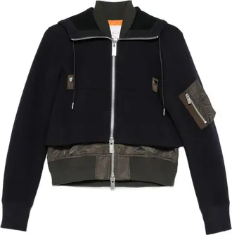 sacai Panelled Layered-effect Jacket