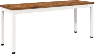 vidaXL Banco De Jard&iacute;n 108,5 X 35 X 45 Cm Madera De Acacia S&oacute;lida Vidaxl