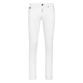 Philipp Plein Heren, Jeans, Wit, Maat: W29 Denim