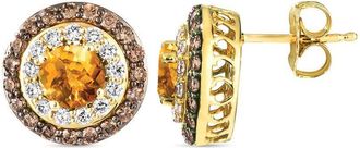 Le Vian Ladies Vivids Stud Earrings set in 14K Honey Gold TRSE 7CTY