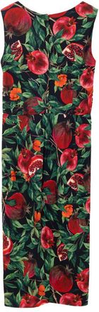 Dolce & Gabbana Womens Bicolor Viscose Long Dress