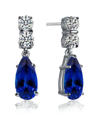 Genevive Silver Earrings