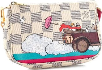 Louis Vuitton Pochette Accessoires Limited Edition Damier Mini clutch bag - Bianco