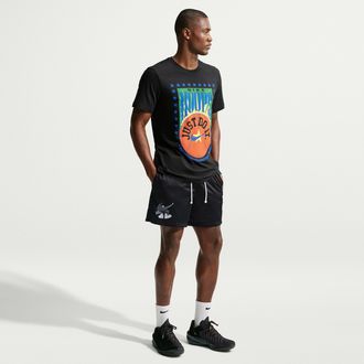 Nike Mens Standard Issue Dri-FIT 5 Practice Mesh Basketball Shorts in Black | IX5932-010