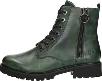 Remonte Veterschoenen Hoog - Dames - Veterlaarzen - Groen - 38 EU - Schoenen