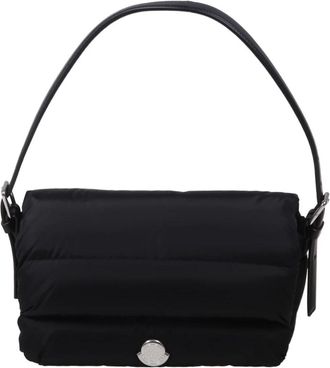 Moncler Caradoc Baguette Tas - Dames - Tassen - Zwart - Maat: ONE Size Katoen