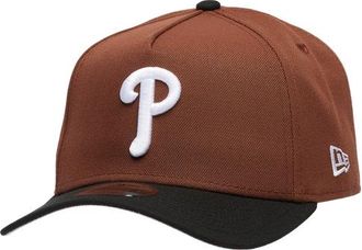 New Era Womens Philadelphia Phillies Phillies 9FORTY A-Frame Cap - Adult Brown/Black/White