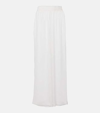 JADE Swim Mika sheer palazzo pants