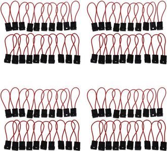 OEM Adecuado Para Portafusibles Pasantes De 30 A, Color Negro/rojo, Apto Para Camiones, Barcos Y Autom&oacute;viles De Hasta 80 A