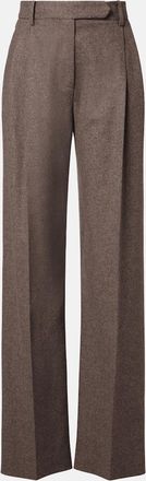 Gabriela Hearst Henge wool and cashmere wide-leg pants