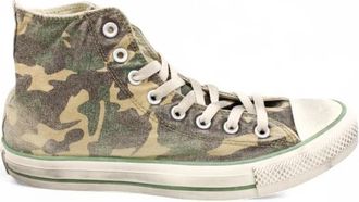 Converse Rook Hi Canvas Rubberen Zool Sneaker - Heren - Sneakers - Groen - 39 1/2 EU - Schoenen