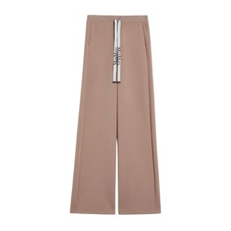 Max Mara Wide Trousers, female, Pink, Size: L Wide Trousers