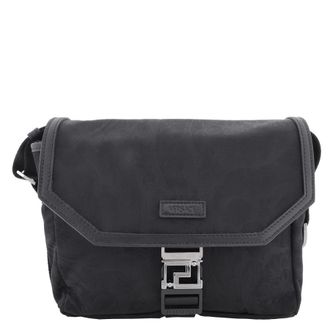 Versace Neo Nylon Jacquard Messenger Bag