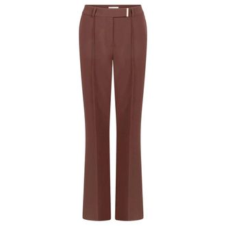 Aaiko Dames, Broeken, Bruin, Maat: XS Viscose