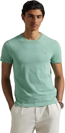 Polo Ralph Lauren Classic Fit Jersey Crewneck T-Shirt Mens T Shirt Celadon/C7215 : 2XL, Cotton