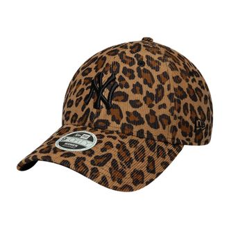 New Era Leopard Cord 9Forty Neyyan - Dames - Accessoires - Bruin - Maat: ONE Size Katoen