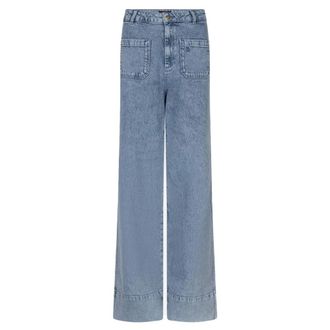 Ibana Dames, Jeans, Blauw, Maat: XL Denim