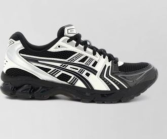 Asics synthetic leather low-top sneakers