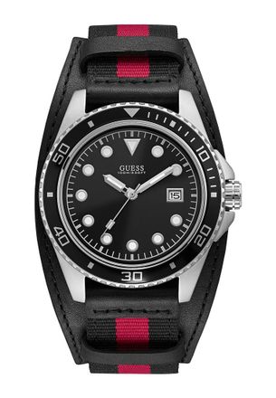 Guess W1051G1 Mens Crew Watch - Silver - One Size