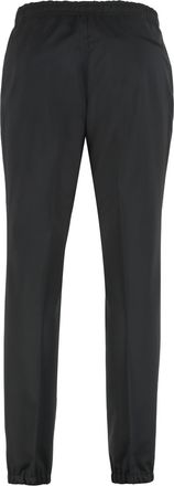 Ermenegildo Zegna Mens Trousers Wool-Blend Black