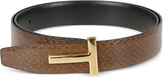 Tom Ford Cintura in pelle - Marrone