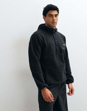Columbia Helvetia II felpa con cappuccio nera-Nero