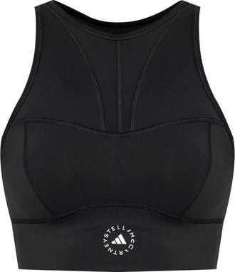 adidas by Stella McCartney Trainingstop - Dames - Sportshirts - Zwart - XS - Fitness