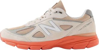 New Balance 990v4 Made in USA Moonbeam Tangerine Heat Orange U990MO4