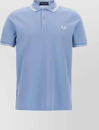 Comme Des Gar&ccedil;ons graphic print polo shirt fred perry