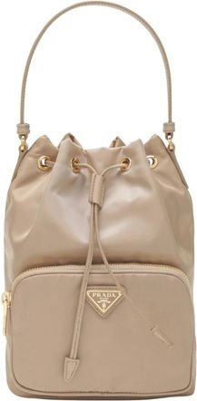 Prada Bucket Bags, female, Brown, Size: ONE SIZE Secchiello